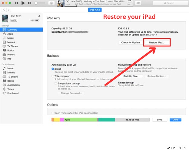 iPadが無効になったときの復元方法:iTunesに接続してロックをすばやく解除する