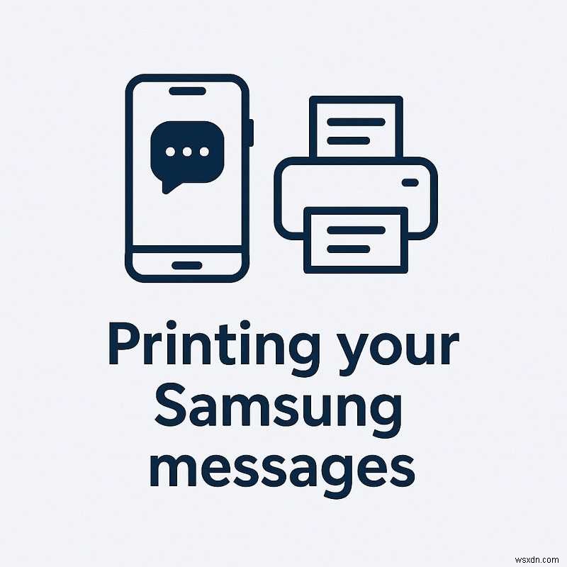 SamsungスマホのSMSメッセージを印刷する方法｜ステップバイステップ完全ガイド