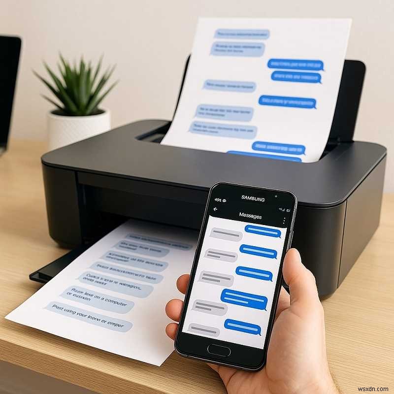 SamsungスマホのSMSメッセージを印刷する方法｜ステップバイステップ完全ガイド