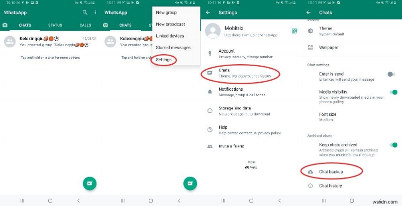 WhatsAppの「バックアップが見つかりません」エラーを素早く解決する方法