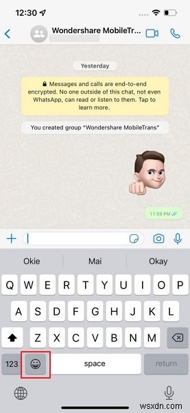 iPhoneのWhatsAppでミー文字(Memoji)ステッカーを送る方法|初心者向けステップバイステップガイド