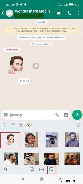 iPhoneのWhatsAppでミー文字(Memoji)ステッカーを送る方法|初心者向けステップバイステップガイド