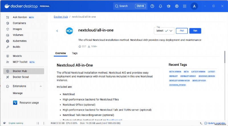 Nextcloud AIOをUbuntuに安全にインストールする方法:完全ステップバイステップガイド