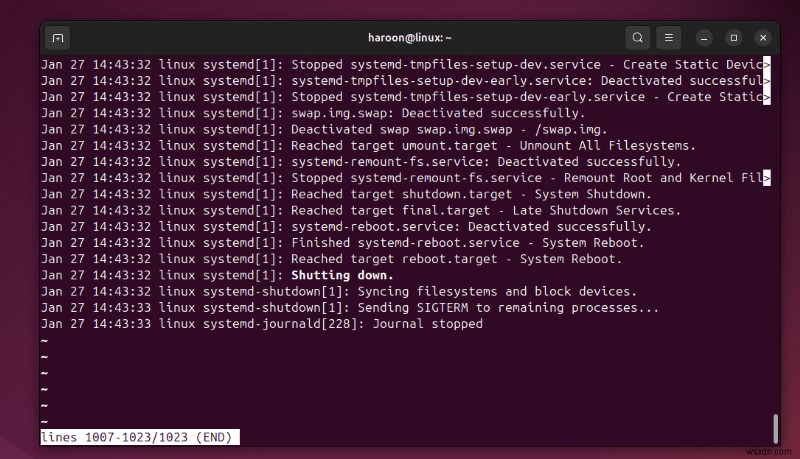 Linuxのシャットダウンで「停止ジョブが実行中です」と表示される問題の原因と対処法