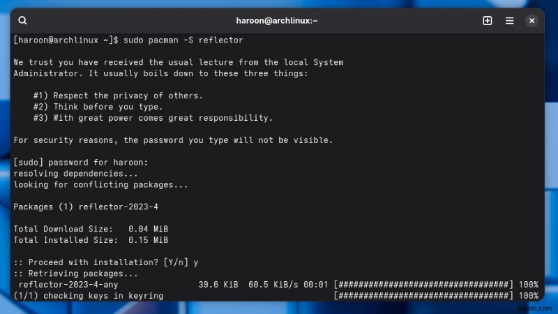 Arch Linux ミラーリストの更新をマスターする方法：ステップバイステップ完全ガイド