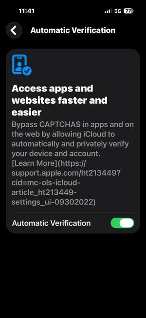 iPhone・MacでCAPTCHAを自動スキップする方法|Apple「自動認証」の設定手順