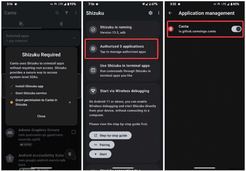 Canta:PCもADBも不要!Androidスマホを快適にするルート不要のデブロートアプリ