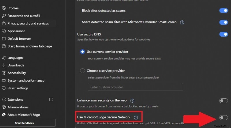【要注意】Microsoft Edge内蔵VPN「Secure Network」の知られざる欠点