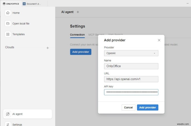 ONLYOFFICEデスクトップエディターのAIエージェント機能でドキュメント作成を劇的に高速化