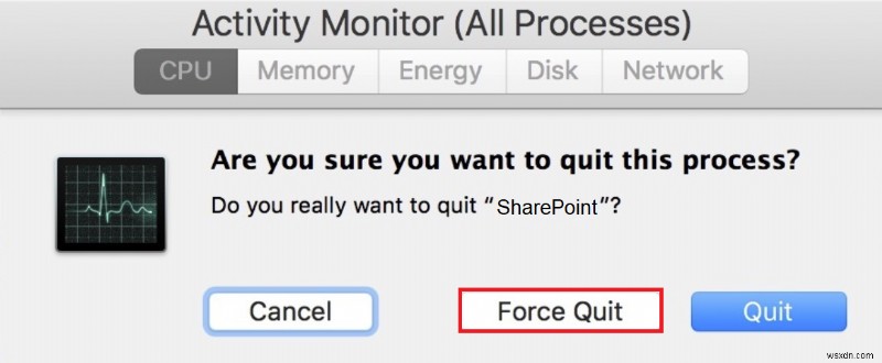 Macで繰り返し表示される「Microsoft SharePointが機密情報の使用を求めています」ポップアップの解決方法