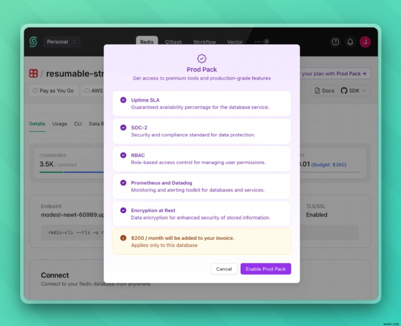 Upstash Prod Packとは?月額200ドルでRedisをエンタープライズグレードに強化するアドオン