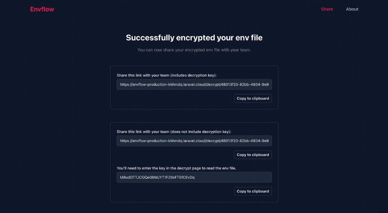 Envflowの構築:LaravelとUpstash Redisで環境変数を安全に共有する方法