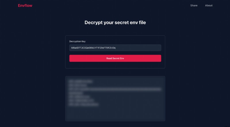 Envflowの構築:LaravelとUpstash Redisで環境変数を安全に共有する方法