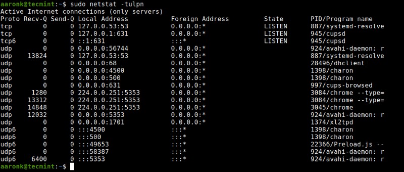 LinuxでTCP・UDPポートをリアルタイムに監視する方法