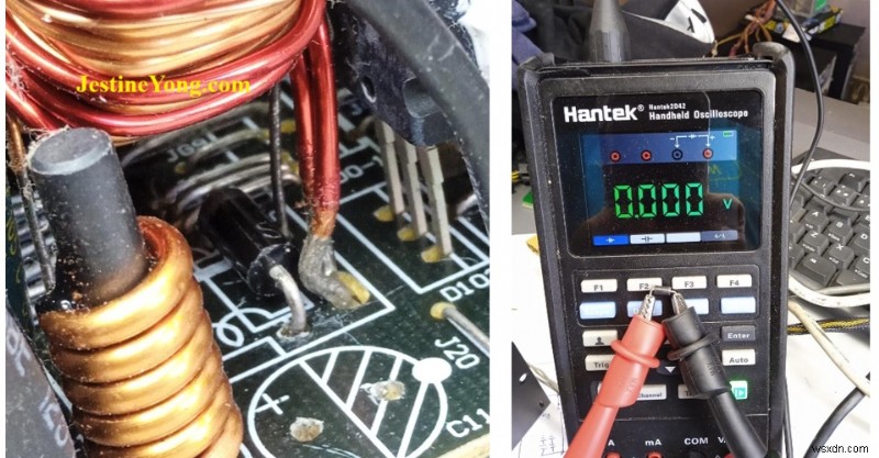 EVGA 500W 80 Plus認証電源の修理記 ― テスターの導通チェックで-12Vラインのショートを突き止める