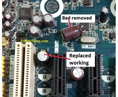 デスクトップマザーボードの膨張コンデンサ交換手順をステップバイステップで解説