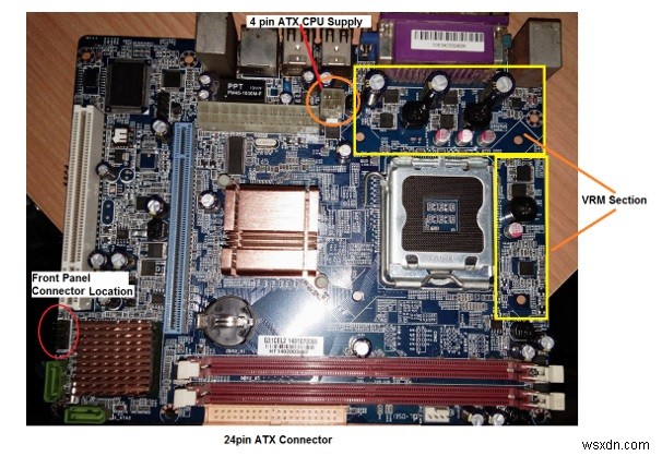 HIS G31デスクトップマザーボード修理記：電源が入らない原因はSMDコンデンサの剥離だった