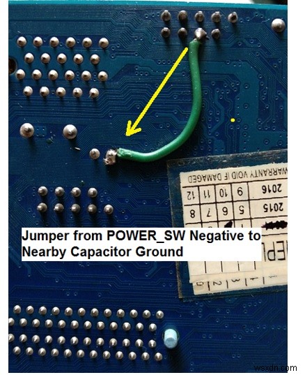 HIS G31デスクトップマザーボード修理記：電源が入らない原因はSMDコンデンサの剥離だった