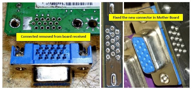 VGAコネクタがもぎ取られた!?自作PCマザーボードを復旧させた修理実録