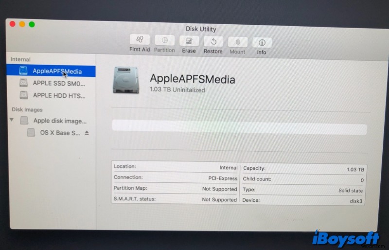 Mac mini/iMacのFusion Driveが2つのボリュームに分割されたときの原因と修復方法