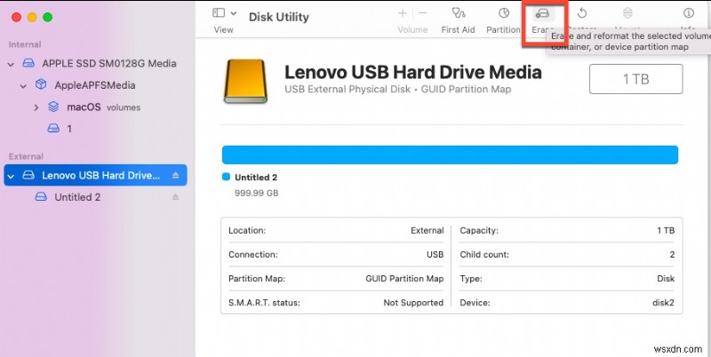 外部ドライブへのmacOSインストールで「このボリュームはこのアップデートと互換性がありません」エラーが出たときの解決方法