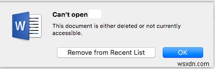 macOS MontereyでWordファイルの名前変更・アクセス不可エラーを解決する方法