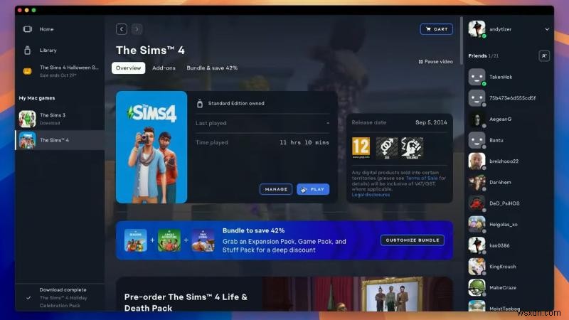 macOSでThe Sims 4をプレイする方法:快適なゲームプレイを実現する完全ガイド