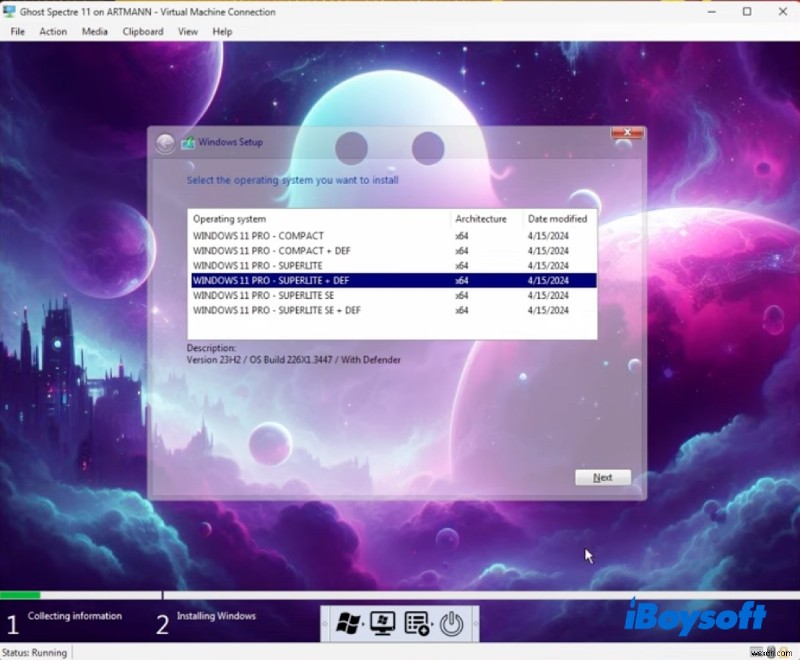 Ghost Spectre Windows 11(SuperLite/SE/Compact)のISOダウンロード|軽量&高速化されたカスタムOS