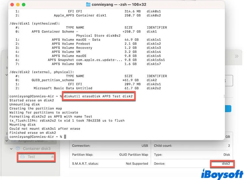 Macで「書き込み可能なディスクが必要です:(-69772)」エラーを解決する方法|USBドライブが消去できないときの8つの対処法