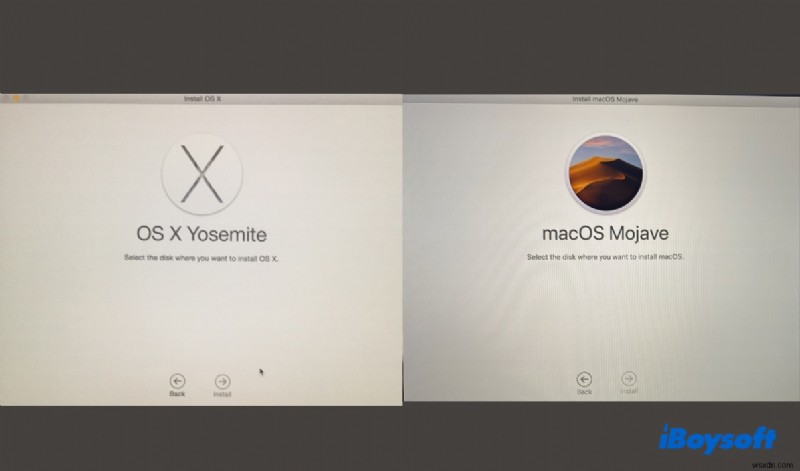 macOS / OS X のインストール・再インストール時にディスクが表示されないエラーの解決方法