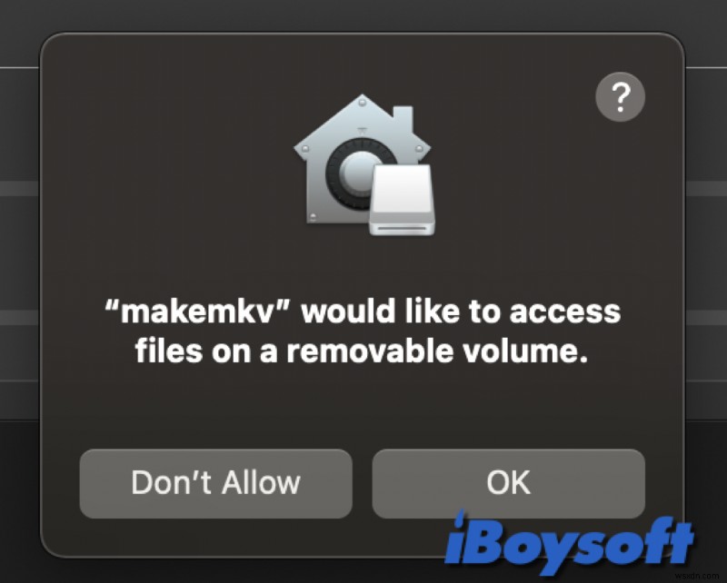 【解決】macOS Sonomaで「(アプリ名)はリムーバブルボリューム上のファイルにアクセスしようとしています」と表示される原因と対処法