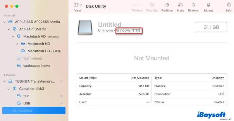 macOSでcom.apple.DiskManagement.disenterエラー49223を修正する方法|外部ドライブをマウントする簡単な手順