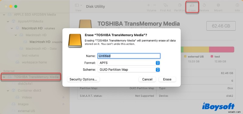 macOSでcom.apple.DiskManagement.disenterエラー49153が出たときの対処法9選|データ復旧も解説