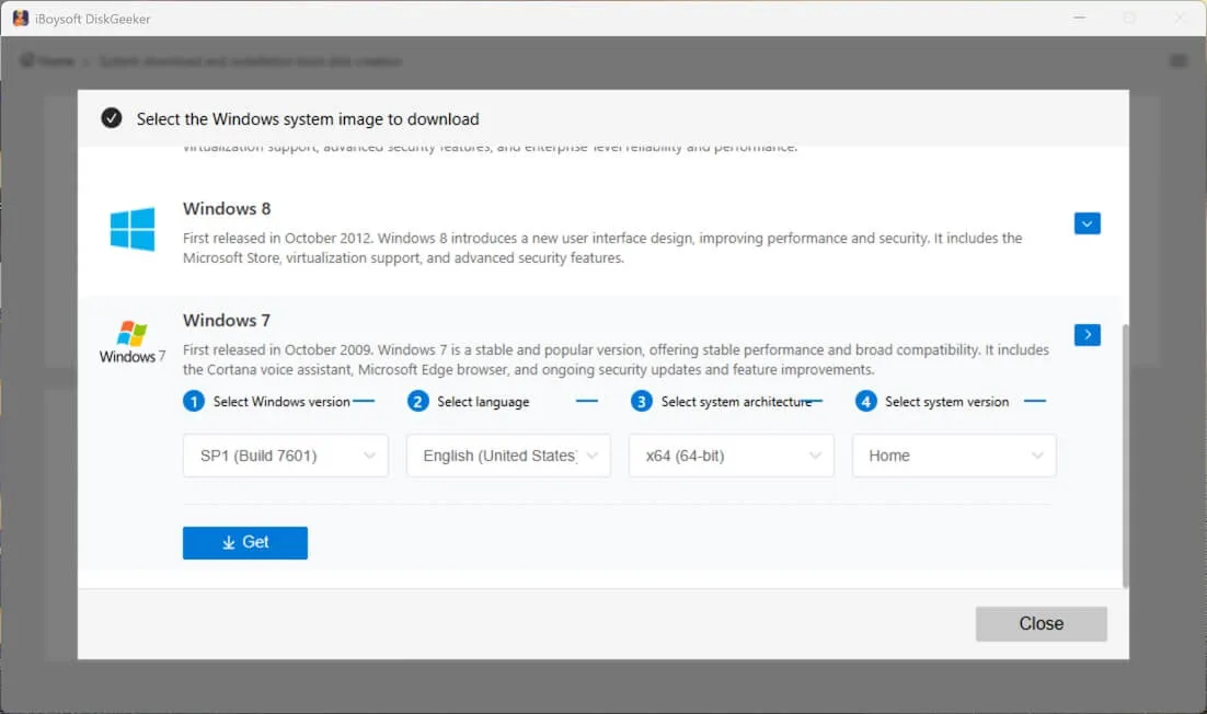 Windows 7 Home Premium ISO(32ビット/64ビット)のダウンロード方法 – SP1・OA・RTM対応