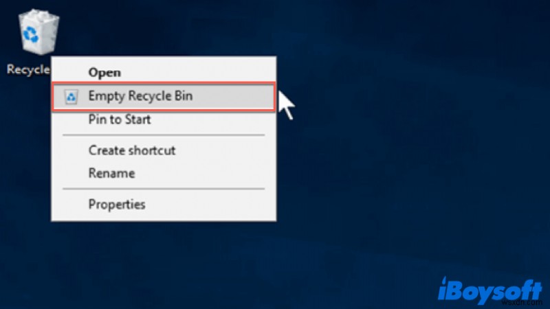 Windows 10でごみ箱を空にする5つの確実な方法