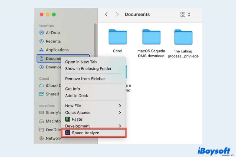 iBoysoft MagicMenuのスペース分析機能でMacフォルダの容量を簡単にチェックする方法