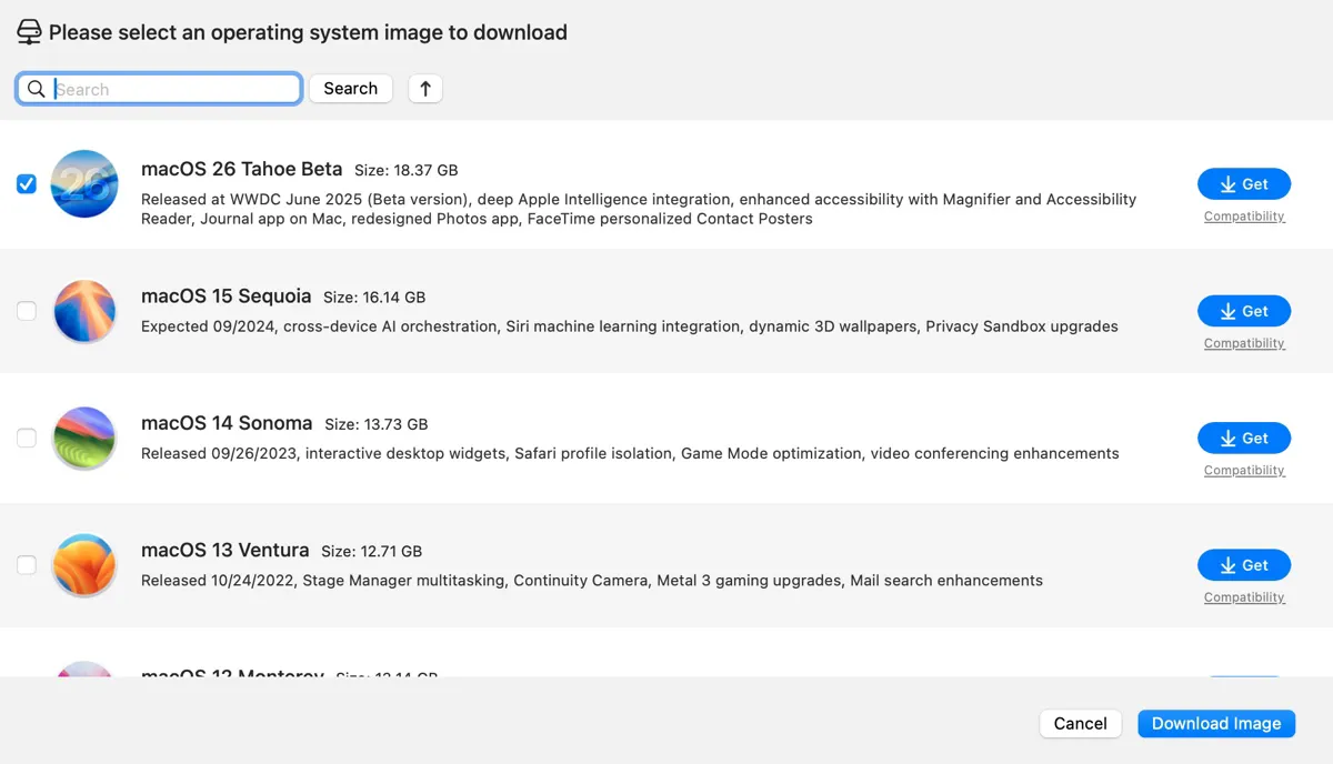 macOS Tahoe DMGのダウンロード方法|無料フルバージョン入手ガイド