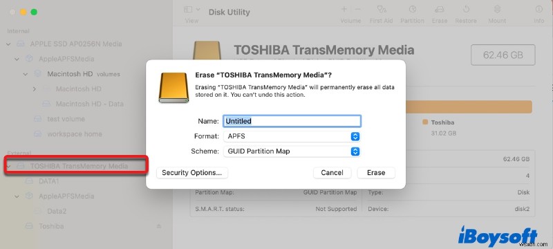 Macのディスクユーティリティで「パーティションマップに問題が見つかりました」エラーを解決する方法