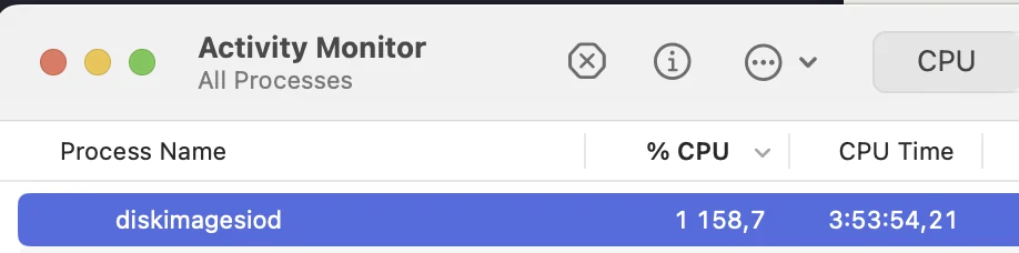 【徹底解説】macOS SequoiaのTime Machineバックアップ中にdiskimagesiodがCPUを異常消費する問題の対処法