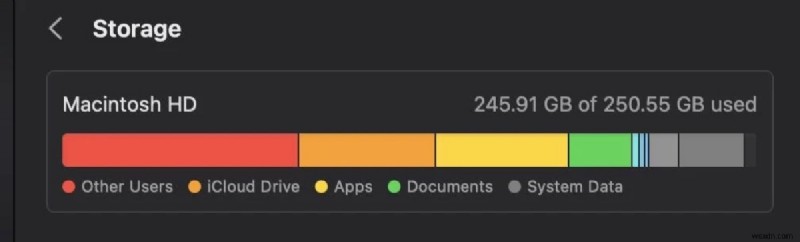 macOSの「他のユーザーと共有」ストレージが肥大化する原因と安全な削除方法