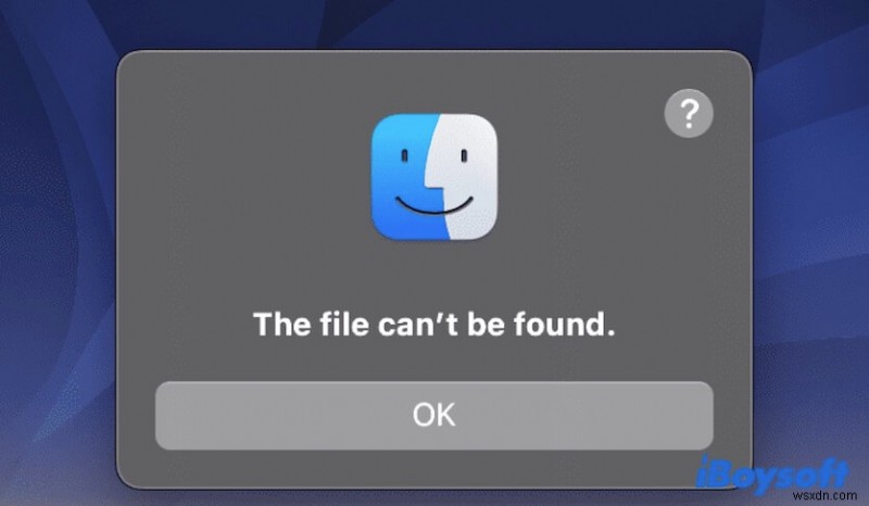 macOS Ventura・Montereyで「ファイルが見つかりません」エラーが出たときの原因と直し方