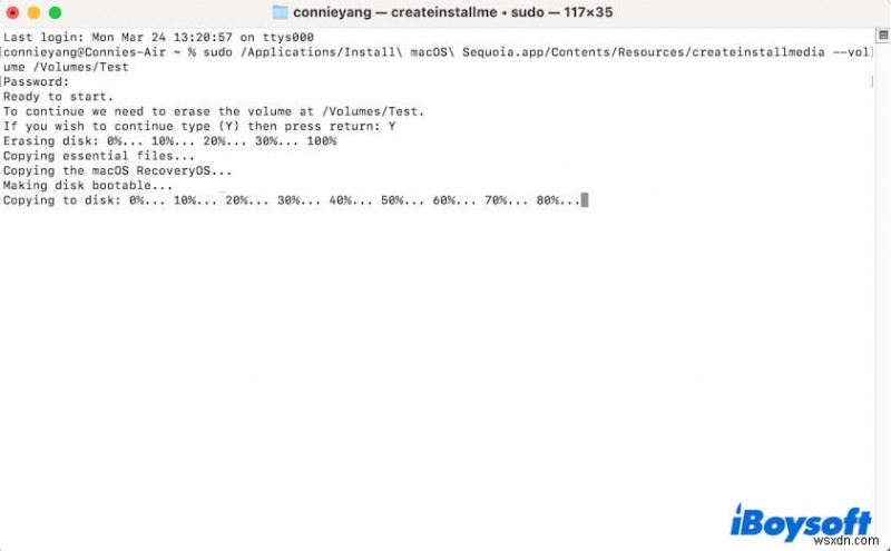 USBインストーラーからMacを起動すると禁止マーク🚫が表示される原因と解決法