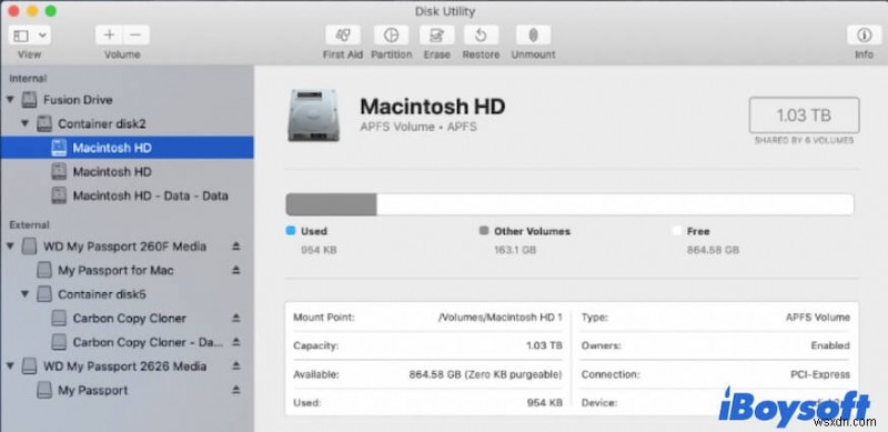 macOSクリーンインストール後にMacintosh HDが2つ表示される?原因と重複ボリュームの削除方法を徹底解説