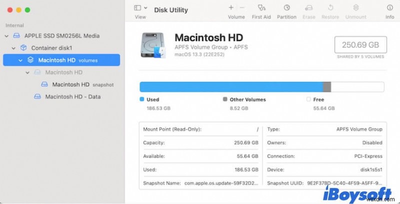 macOSクリーンインストール後にMacintosh HDが2つ表示される?原因と重複ボリュームの削除方法を徹底解説