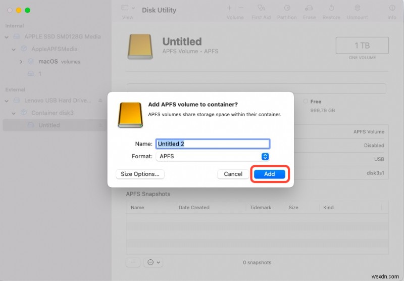 macOSでAPFSボリュームの暗号化エラー（-69596）を解決する方法