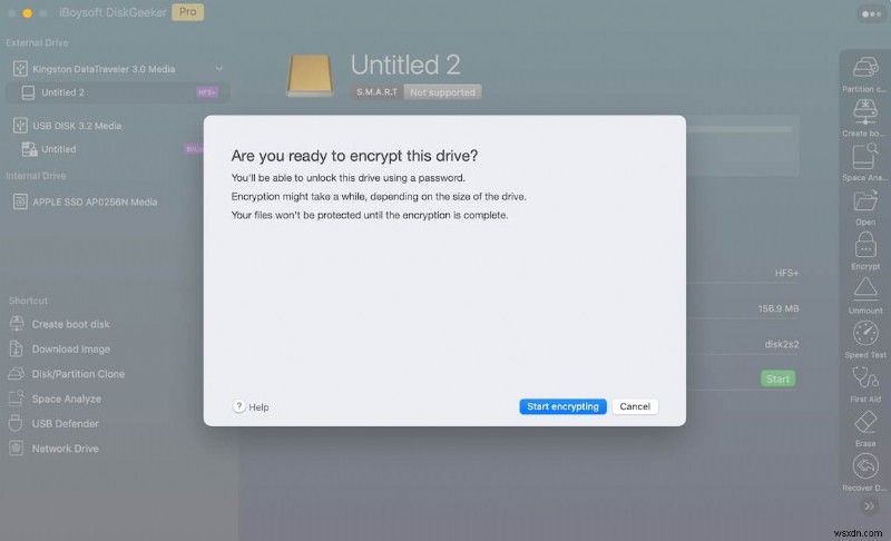 macOSでAPFSボリュームの暗号化エラー（-69596）を解決する方法