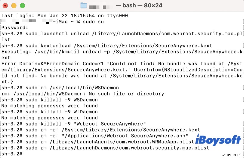 Webroot SecureAnywhere を Mac から完全に削除する方法：3つの実績あるアンインストール手順
