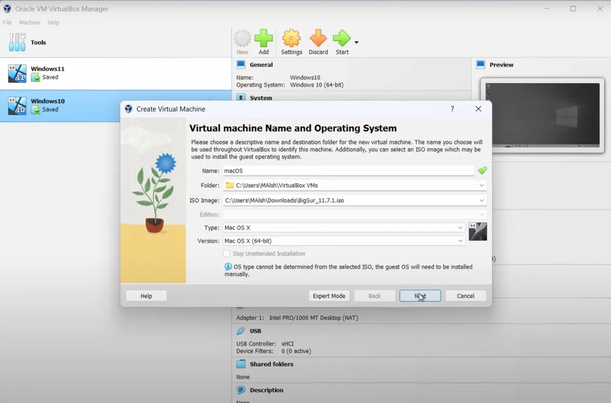 Windows 11/10/8/7のVirtualBoxにmacOS Tahoe以前をインストールする完全ステップバイステップガイド