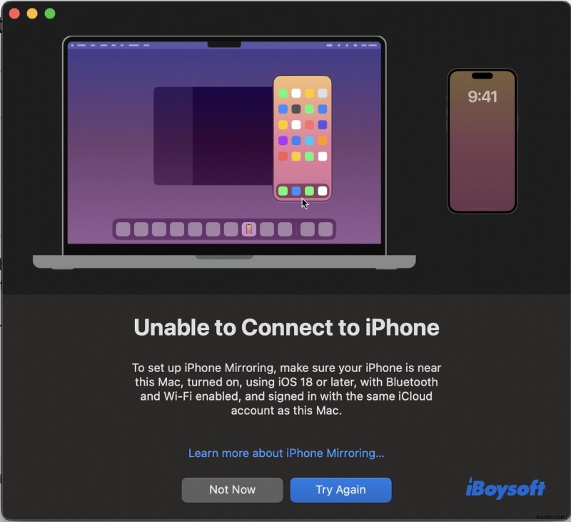 macOS SequoiaでiPhoneミラーリングが動作しないときの対処法まとめ – クイックフィックスガイド