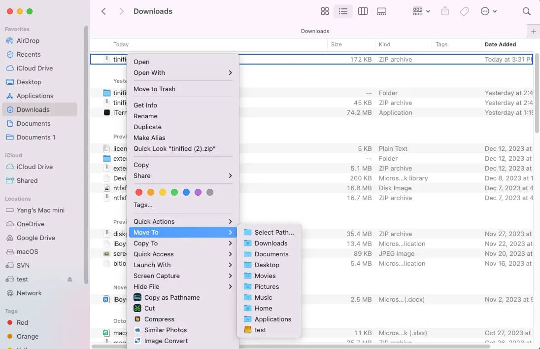 macOS Sonomaでデスクトップのフォルダにドラッグ&ドロップできない問題の解決策